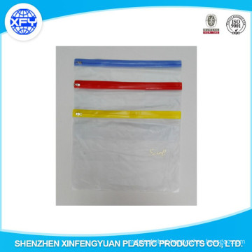 Manufacturer Custom Transparent Waterproof Clear Zipper Plastic PVC Bag